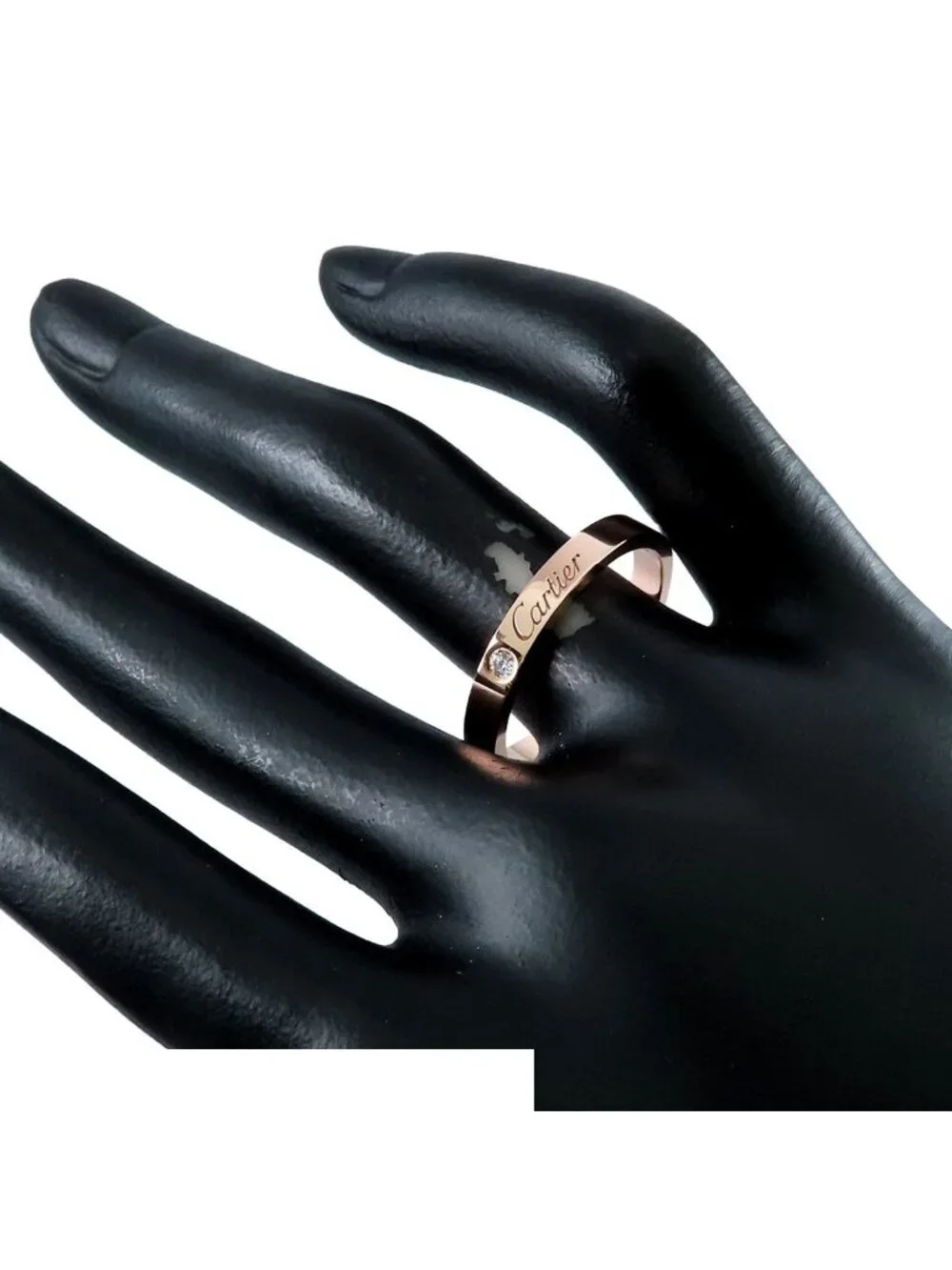 Cartier C de Cartier Ring Pink Gold 18K Diamond Weddin 61 to